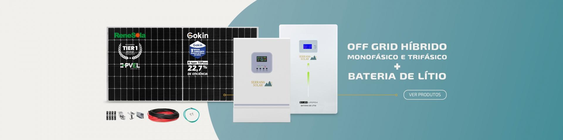 Banner Geradores completos com inversores off grid