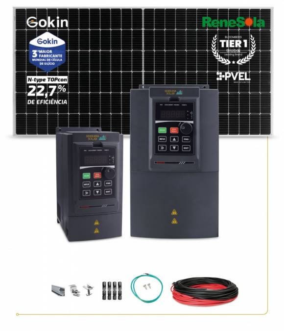 Gerador Fotovoltaico Driver Bomba Solar