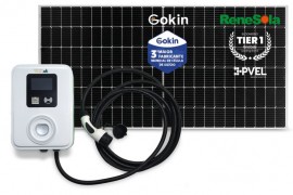 Gerador Fotovoltaico Carregador Veicular WallBox