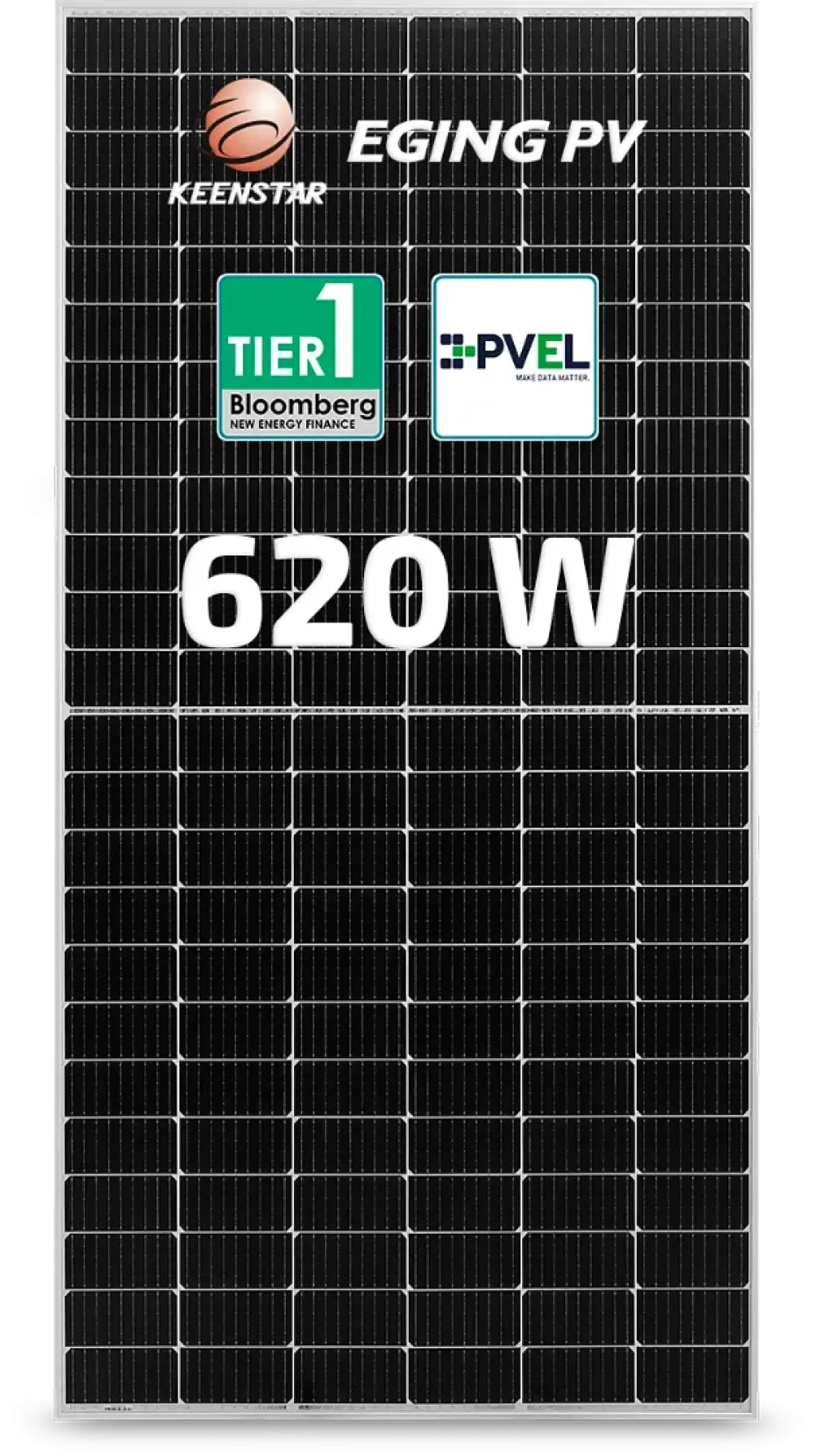 Painel solar EGing PV TIER 1 e PVEL 620 W N-Type TOPCon
